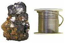 galena and metallic wire